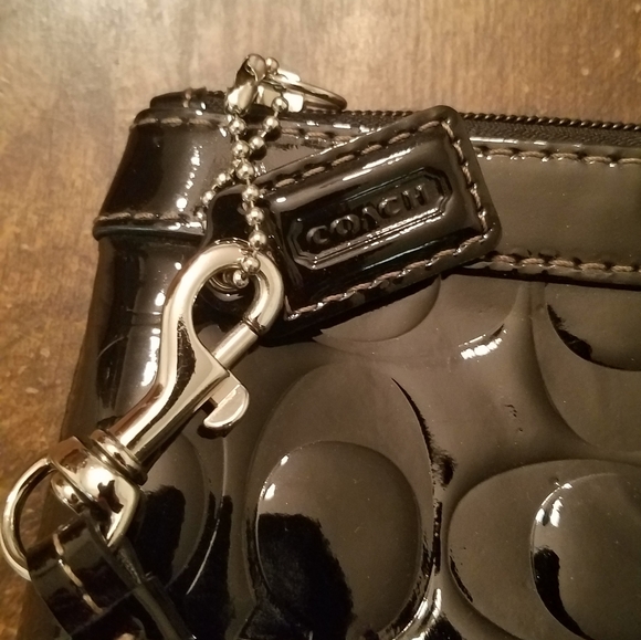 Coach Embossed Wristlet - Picture 3 of 8